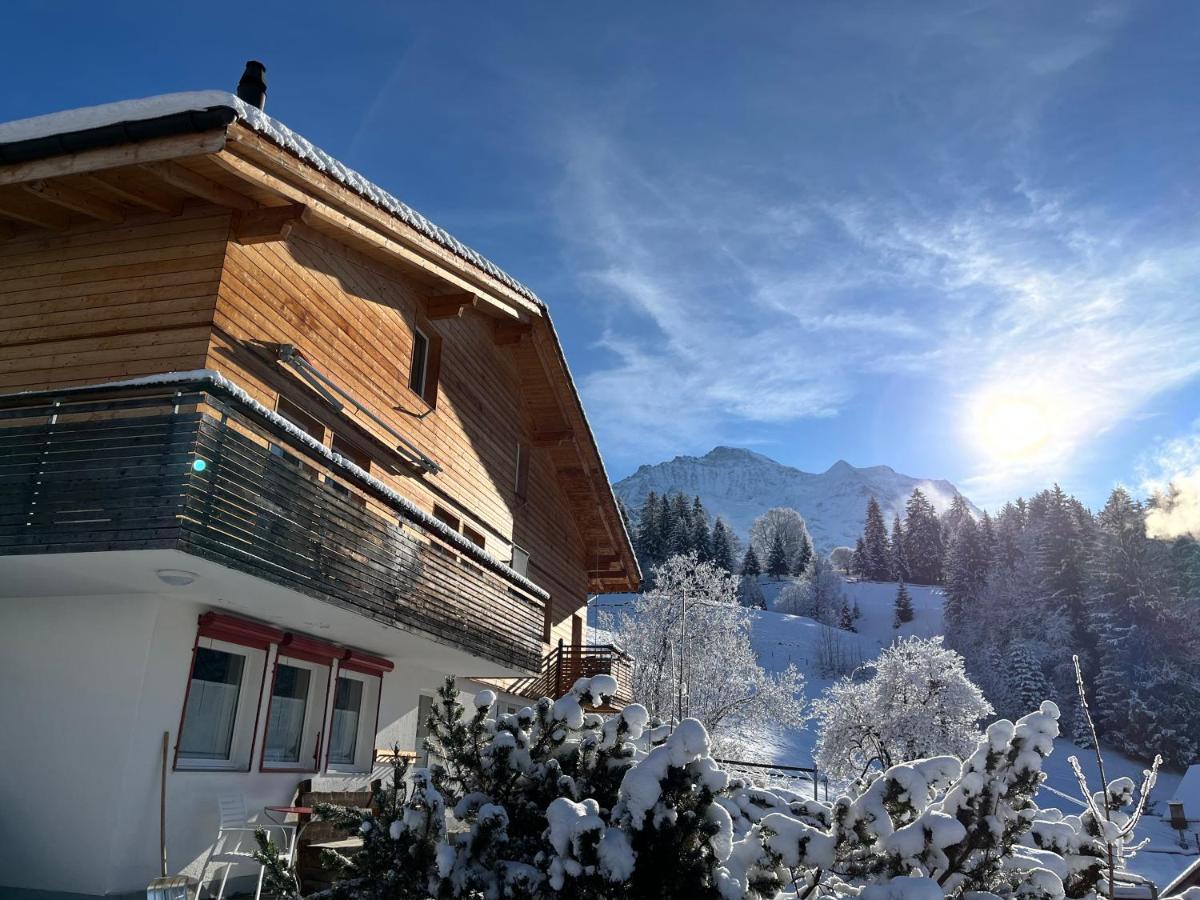 Chalet Viola Wengen Bagian luar foto