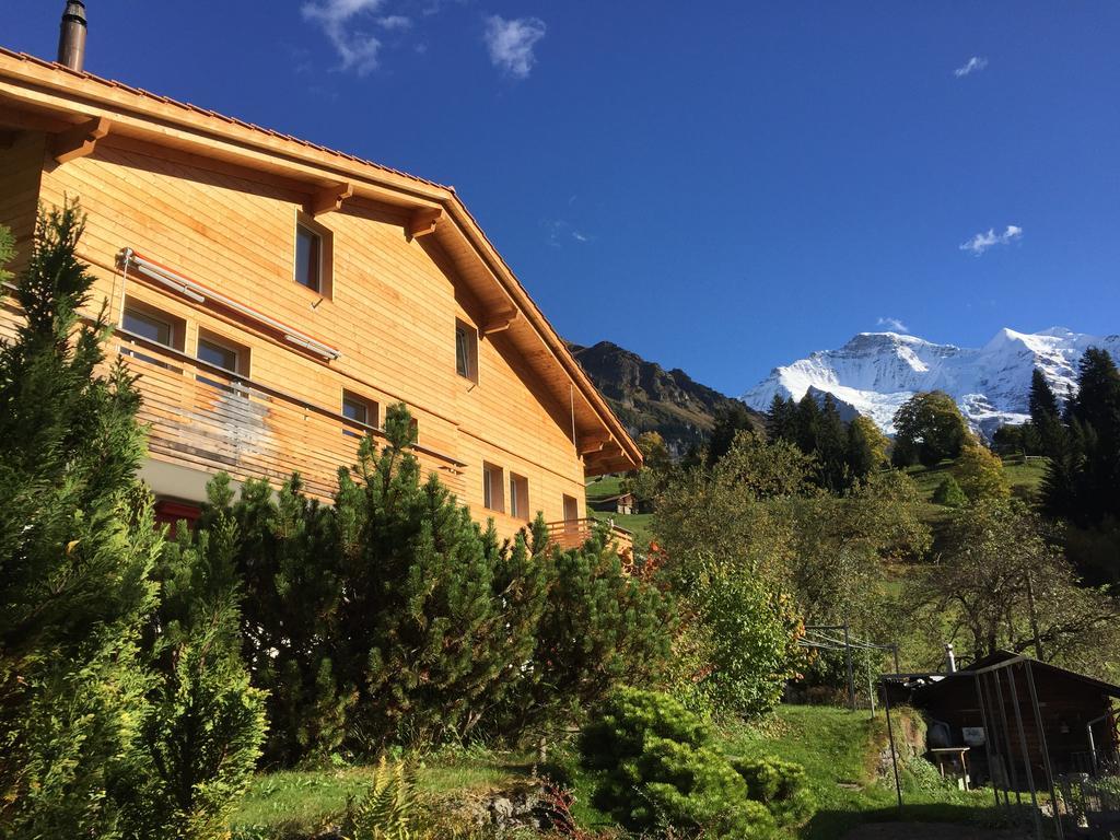 Chalet Viola Wengen Bagian luar foto